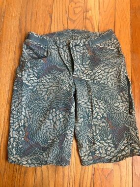 Patagonia Women's Teal Botanical Mountain Bike Shorts